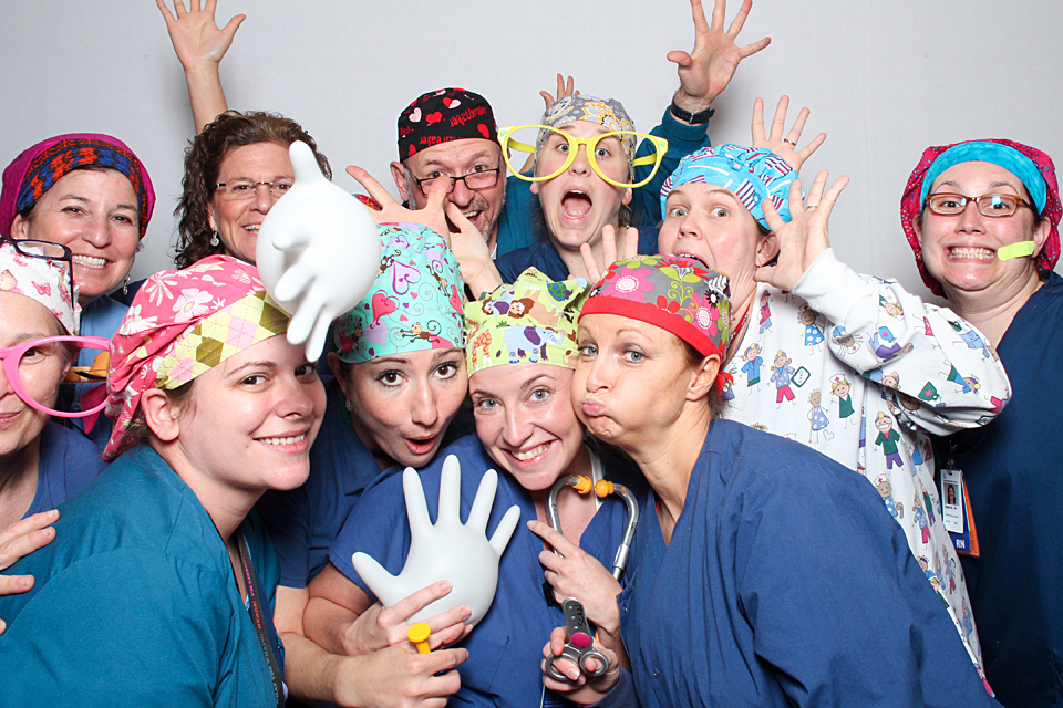 Childrens Mercy nursing, Nurses week, Banana Who? booth, featured photobooths, KC events