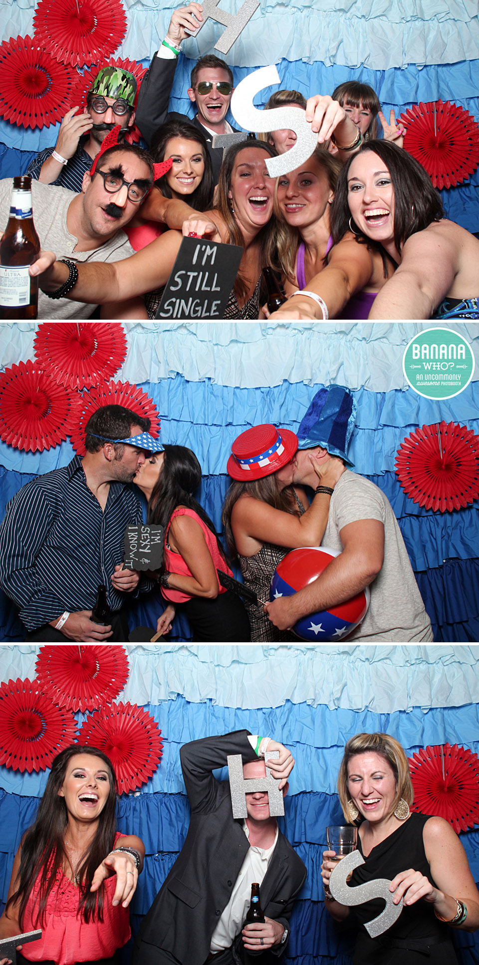 Parties with photo booths, strips, Jana Marler, Truman Patriots