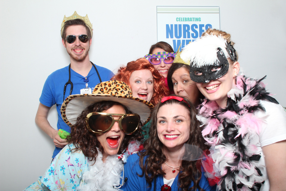 Childrens Mercy Hospital, Downtown KC, Nurses Week, Banana Who Booth, Photobooths, Events