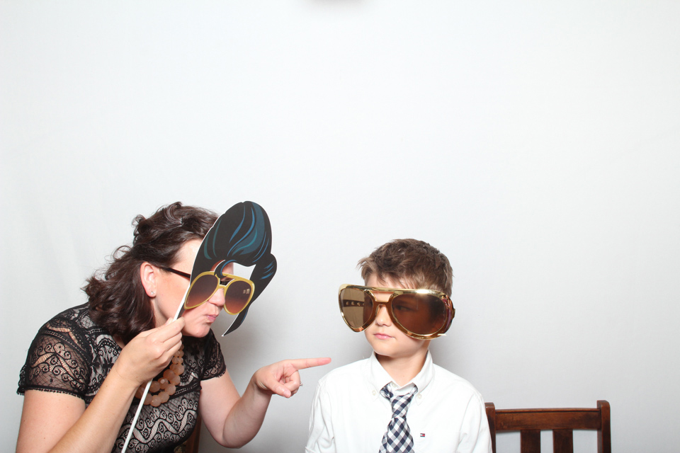Sammi & Nathan, Best Kansas City Photobooths, Banana Who? Booth, creative props, silly wedding receptions, Photo Booth props, Single 20s