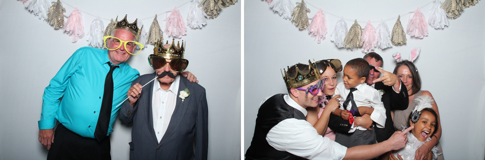 The Berg Event Space, Banana Who? Booth, KC photo booths, best photo booth, DIY backdrop, Sweet + Simple